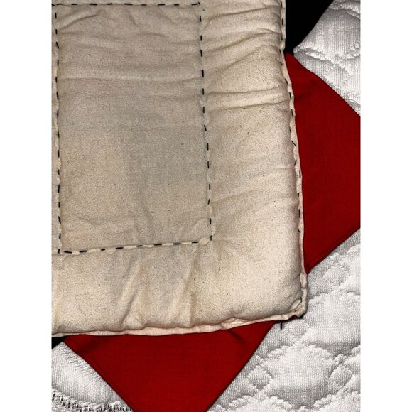 NEW Handmade Golden Dragon Quilt Flames Fire Cranston Print Hand Stitched 48x33" - Picture 9 of 11